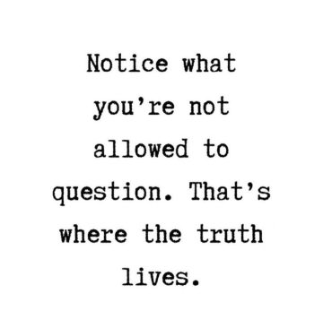 no questioning